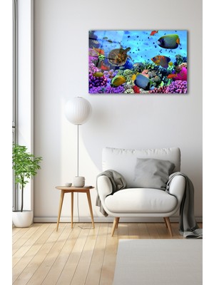 Dekoratif Duvar Tablosu Temperli Cam Tablo 110 x 70 cm