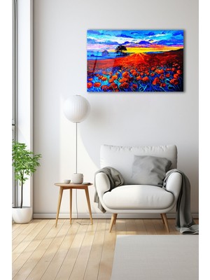 Dekoratif Duvar Tablosu Temperli Cam Tablo 110 x 70 cm