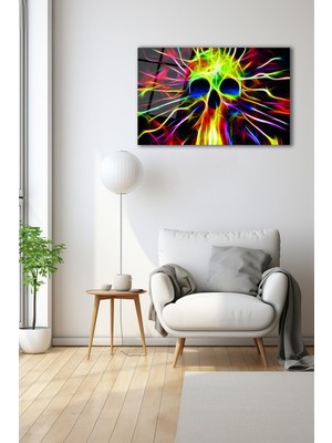 Dekoratif Duvar Tablosu Temperli Cam Tablo 72 x 46 cm