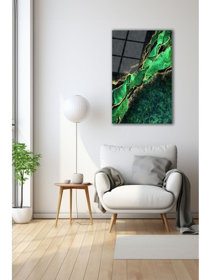 Dekoratif Duvar Tablosu Temperli Cam Tablo 110 x 70 cm