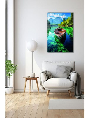 Dekoratif Duvar Tablosu Temperli Cam Tablo 72 x 46 cm