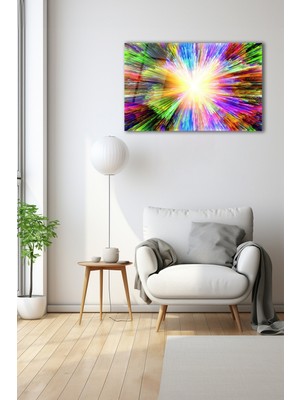 Dekoratif Duvar Tablosu Temperli Cam Tablo 110 x 70 cm