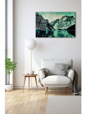 Dekoratif Duvar Tablosu Temperli Cam Tablo 110 x 70 cm