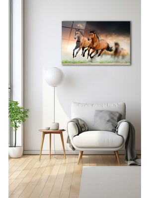 Dekoratif Duvar Tablosu Temperli Cam Tablo 110 x 70 cm