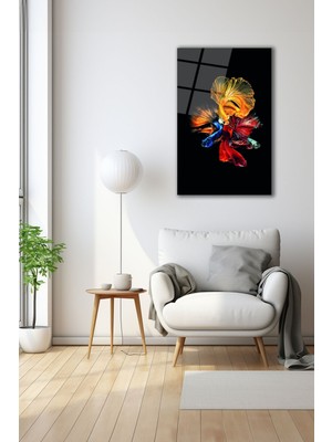 Dekoratif Duvar Tablosu Temperli Cam Tablo 90 x 60 cm