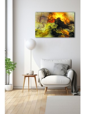 Dekoratif Duvar Tablosu Temperli Cam Tablo 110 x 70 cm