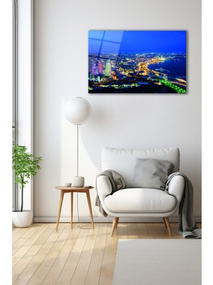 Dekoratif Duvar Tablosu Temperli Cam Tablo 72 x 46 cm