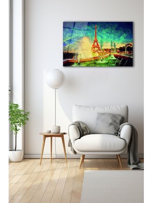 Dekoratif Duvar Tablosu Temperli Cam Tablo 72 x 46 cm