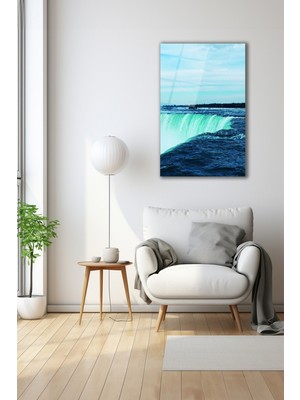 Dekoratif Duvar Tablosu Temperli Cam Tablo 72 x 46 cm