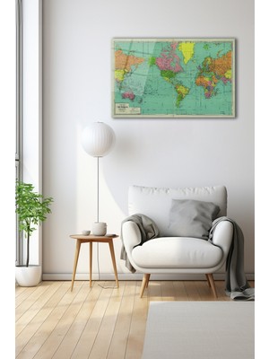 Dekoratif Duvar Tablosu Temperli Cam Tablo 72 x 46 cm