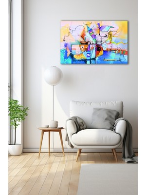 Dekoratif Duvar Tablosu Temperli Cam Tablo 72 x 46 cm