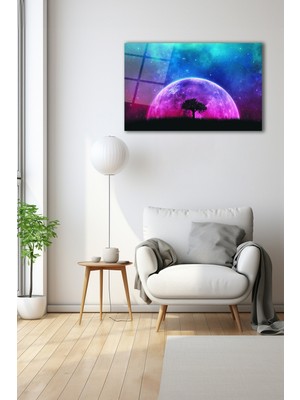 Dekoratif Duvar Tablosu Temperli Cam Tablo 72 x 46 cm