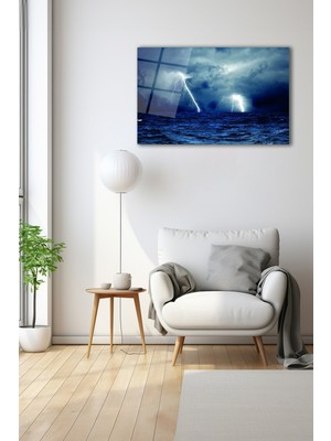 Dekoratif Duvar Tablosu Temperli Cam Tablo 110 x 70 cm