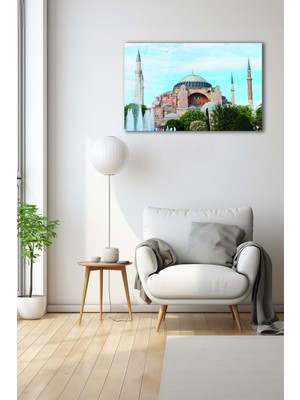 Dekoratif Duvar Tablosu Temperli Cam Tablo 90 x 60 cm