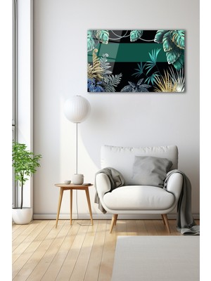 Dekoratif Duvar Tablosu Temperli Cam Tablo 72 x 46 cm