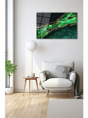 Dekoratif Duvar Tablosu Temperli Cam Tablo 72 x 46 cm
