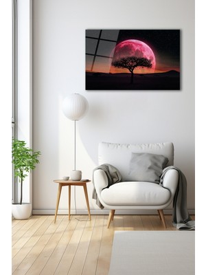 Dekoratif Duvar Tablosu Temperli Cam Tablo 72 x 46 cm