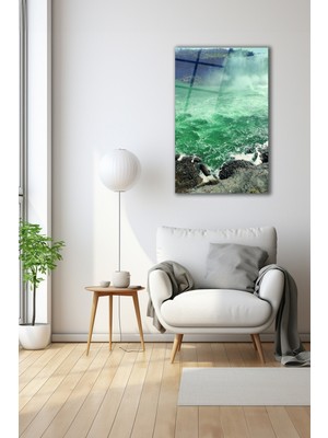 Dekoratif Duvar Tablosu Temperli Cam Tablo 110 x 70 cm