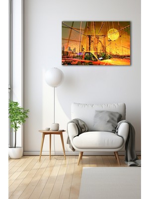 Dekoratif Duvar Tablosu Temperli Cam Tablo 110 x 70 cm