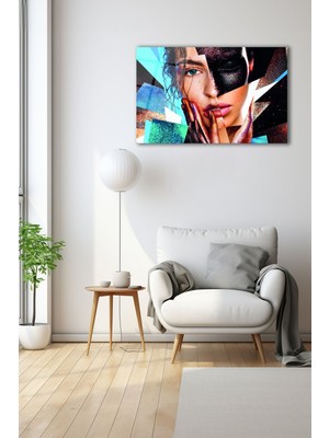 Dekoratif Duvar Tablosu Temperli Cam Tablo 72 x 46 cm