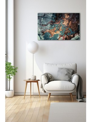 Dekoratif Duvar Tablosu Temperli Cam Tablo 72 x 46 cm