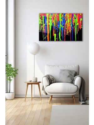 Dekoratif Duvar Tablosu Temperli Cam Tablo 110 x 70 cm