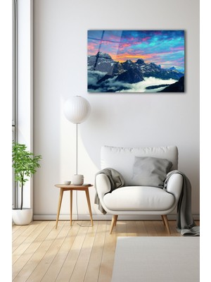 Dekoratif Duvar Tablosu Temperli Cam Tablo 110 x 70 cm