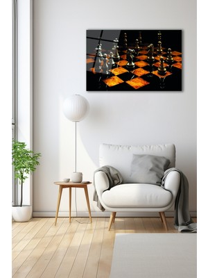 Dekoratif Duvar Tablosu Temperli Cam Tablo 72 x 46 cm