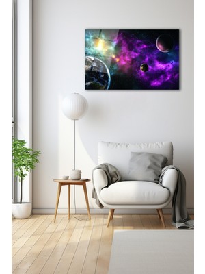 Dekoratif Duvar Tablosu Temperli Cam Tablo 72 x 46 cm