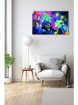 Dekoratif Duvar Tablosu Temperli Cam Tablo 110 x 70 cm