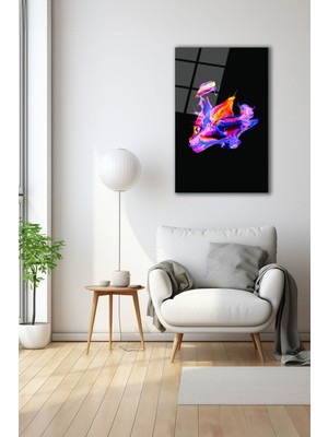 Dekoratif Duvar Tablosu Temperli Cam Tablo 110 x 70 cm