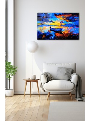 Dekoratif Duvar Tablosu Temperli Cam Tablo 110 x 70 cm