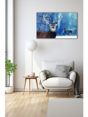 Dekoratif Duvar Tablosu Temperli Cam Tablo 110 x 70 cm