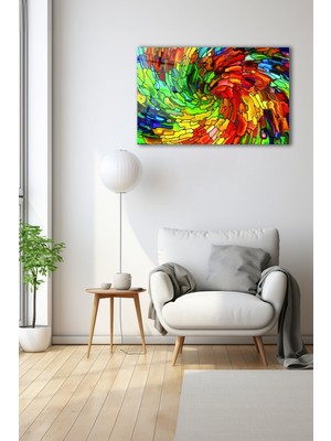 Dekoratif Duvar Tablosu Temperli Cam Tablo 90 x 60 cm