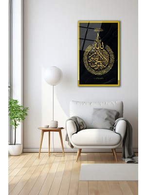 Dekoratif Duvar Tablosu Temperli Cam Tablo 90 x 60 cm