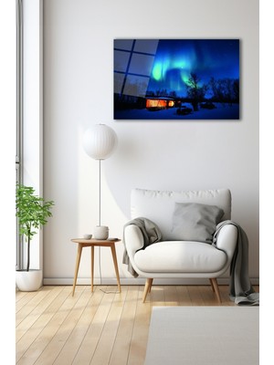 Dekoratif Duvar Tablosu Temperli Cam Tablo 72 x 46 cm