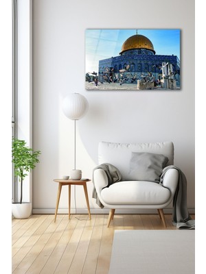 Dekoratif Duvar Tablosu Temperli Cam Tablo 110 x 70 cm