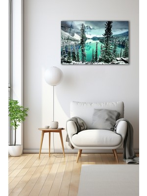 Dekoratif Duvar Tablosu Temperli Cam Tablo 72 x 46 cm