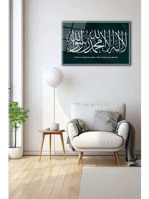 Dekoratif Duvar Tablosu Temperli Cam Tablo 72 x 46 cm