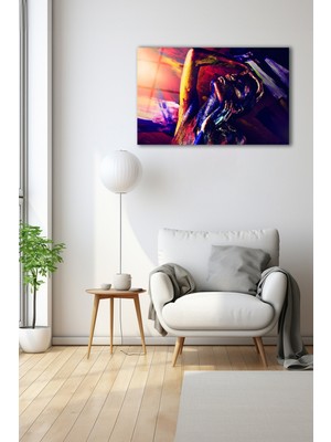 Dekoratif Duvar Tablosu Temperli Cam Tablo 72 x 46 cm