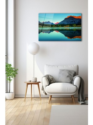Dekoratif Duvar Tablosu Temperli Cam Tablo 72 x 46 cm