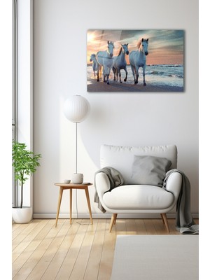 Dekoratif Duvar Tablosu Temperli Cam Tablo 72 x 46 cm