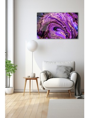 Dekoratif Duvar Tablosu Temperli Cam Tablo 72 x 46 cm