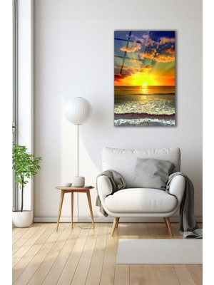 Dekoratif Duvar Tablosu Temperli Cam Tablo 72 x 46 cm