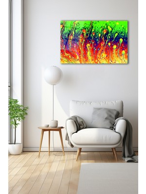 Dekoratif Duvar Tablosu Temperli Cam Tablo 110 x 70 cm