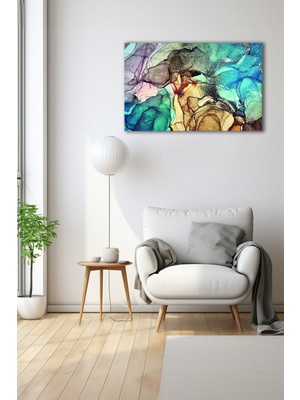 Dekoratif Duvar Tablosu Temperli Cam Tablo 72 x 46 cm