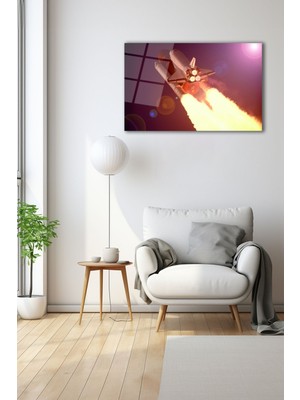 Dekoratif Duvar Tablosu Temperli Cam Tablo 110 x 70 cm