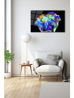 Dekoratif Duvar Tablosu Temperli Cam Tablo 72 x 46 cm