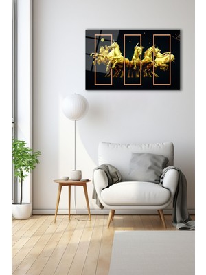 Dekoratif Duvar Tablosu Temperli Cam Tablo 72 x 46 cm