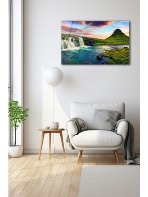 Dekoratif Duvar Tablosu Temperli Cam Tablo 72 x 46 cm